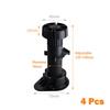 Cabinet Legs Plinth Feet Set of 4 Adjustable for Easy Furniture Leveling