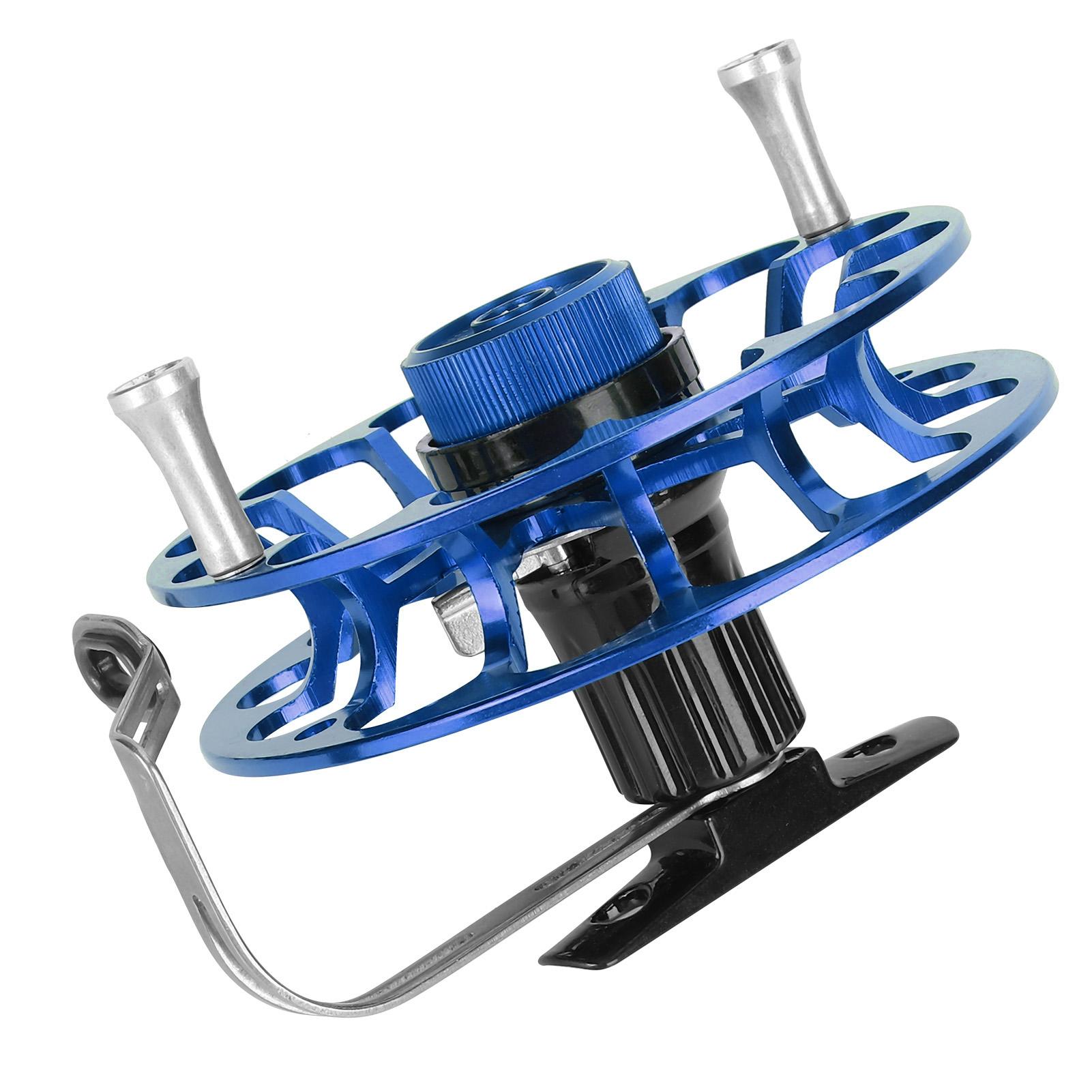 

Fishing Gear Fishing Reel Portable Multifunction Allmetal Spinning Wind Fire Wheel Blue