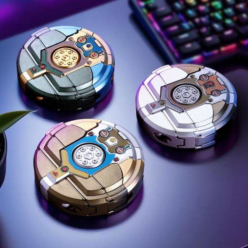 New Stress Relief Cube Transforming Robot Fidget Spinner Two Forms Abs Hand Spinner Edc Adult Fidget Toys