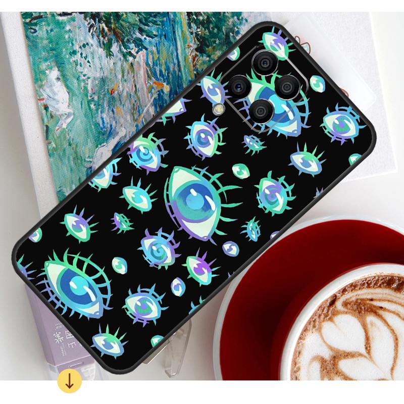Eyes Pattern Case For Samsung Galaxy M54 M23 M20 M32 M52 M56 M16 M36 M34 M14 M35 M55 M15 M11 M31 M13 M53