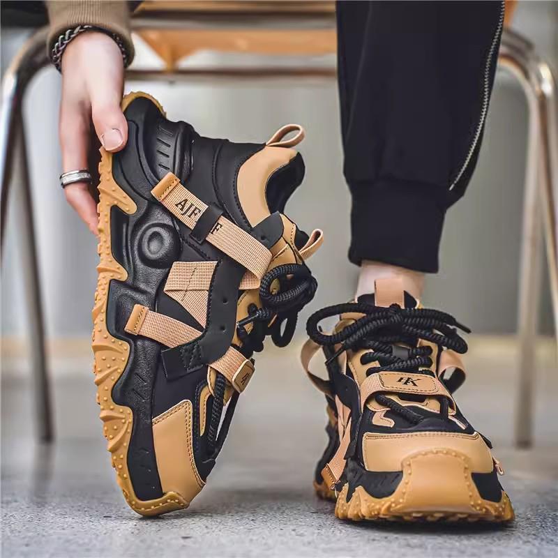 

Оригинальный дизайн Мужские роскошные кроссовки Удобные износостойкие Мужские повседневные туфли Tenis Masculino Туристические кроссовки Тренд теннис 39 Interior 250 MM