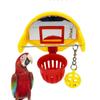 Random Color Bird Cage Mirror with Bell Hanging Parrot Basketball Toy  Parakeet
