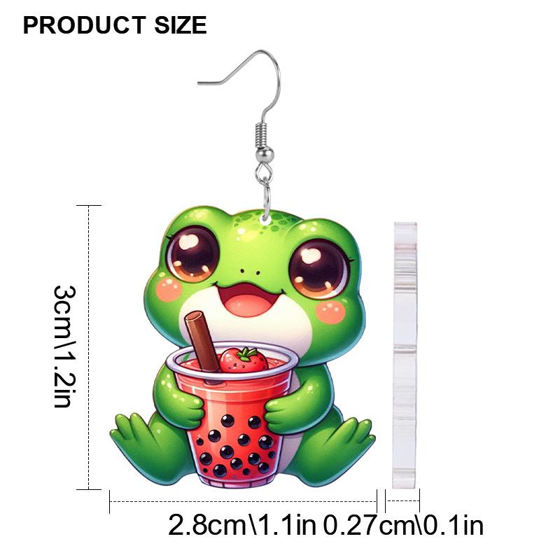 Niedliche Igel Acryl Ohrringe für Frauen Y2K Mode Hängeohrringe Tier Ohrringe Trendige Damenohrringe Geburtstags- und Feiertags Ohrring Schmuck Geschenk