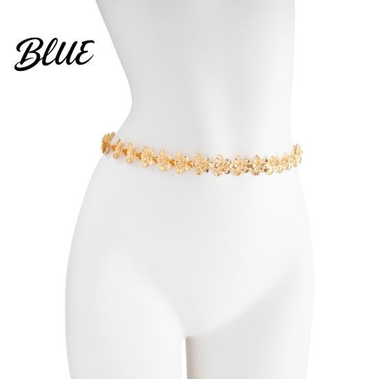Beach Body Chain Accessory Waist for Women Adjustable Metal Belt