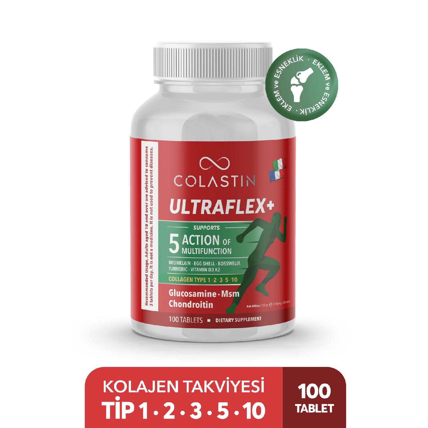 

Ultraflex Tablet | Collagen 1 2 3 5 10 | 100 Tablets