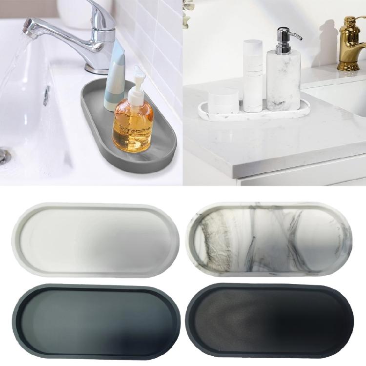 Aromatherapy Silicone Tray for Soap Dispenser Kitchen Countertop Storage Pallet