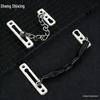 Stainless Steel Anti-Theft Door Chain Lock for Bedroom & Hotel