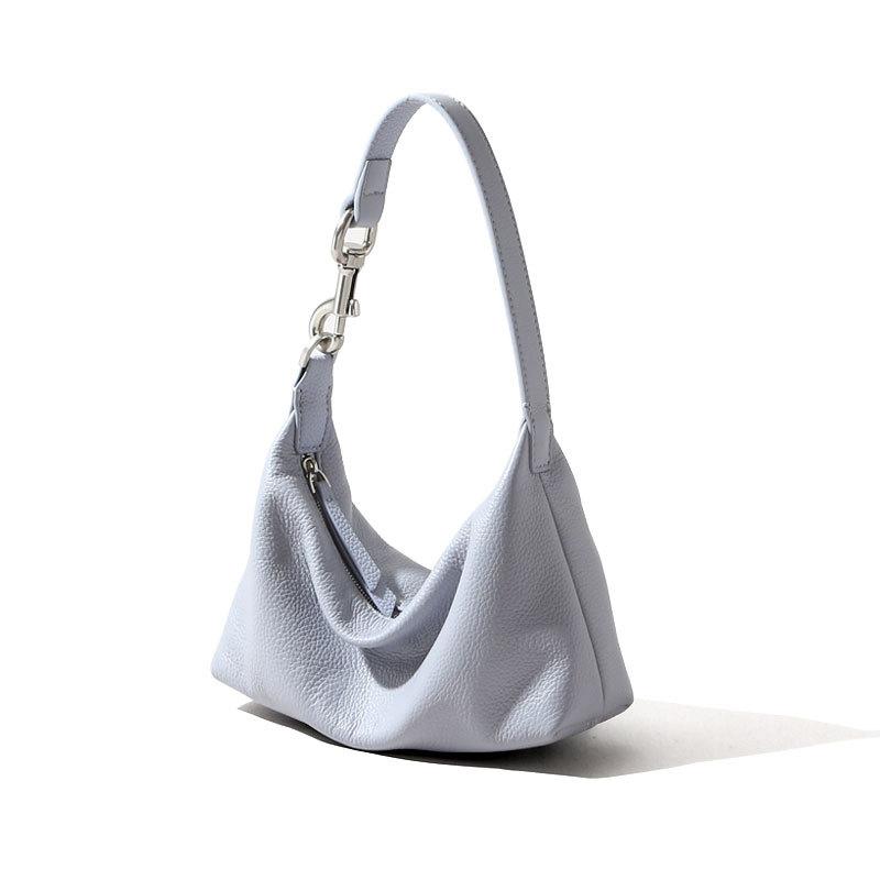 

Простая и индивидуальная кожаная сумка подмышкой, нишевая и высококачественная сумка, а также непринужденная женская сумочка