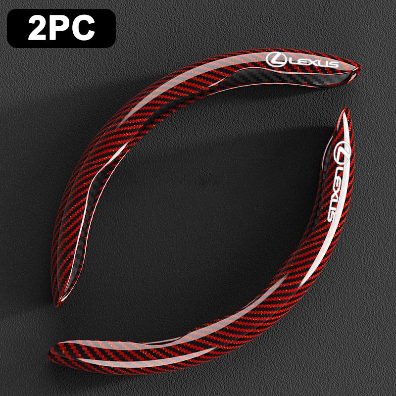 Cubierta de Volante de Coche de Fibra de Carbono con Revestimiento Antideslizante para Lexus RX350 NX300 Es300h Rx450h GS300 GX470 IS250 ES350 LX570