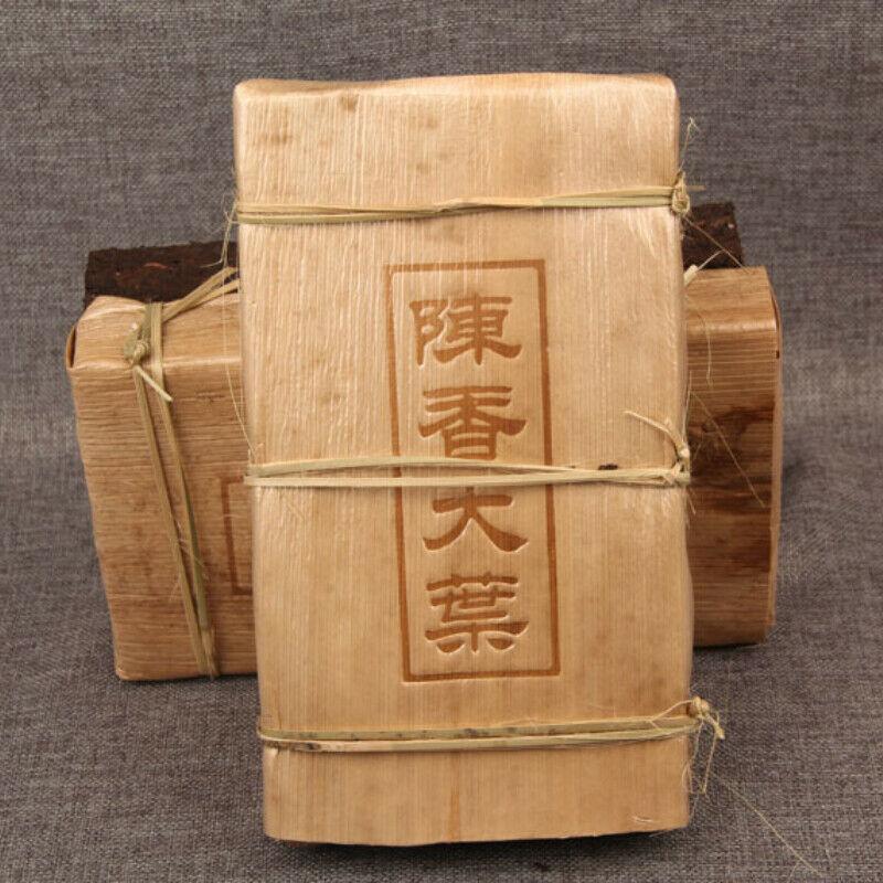 1000 g Bambusová skořápka Starý čaj Pu'er Cihla Starobylý strom Yunnan Velký list Pu-erh
