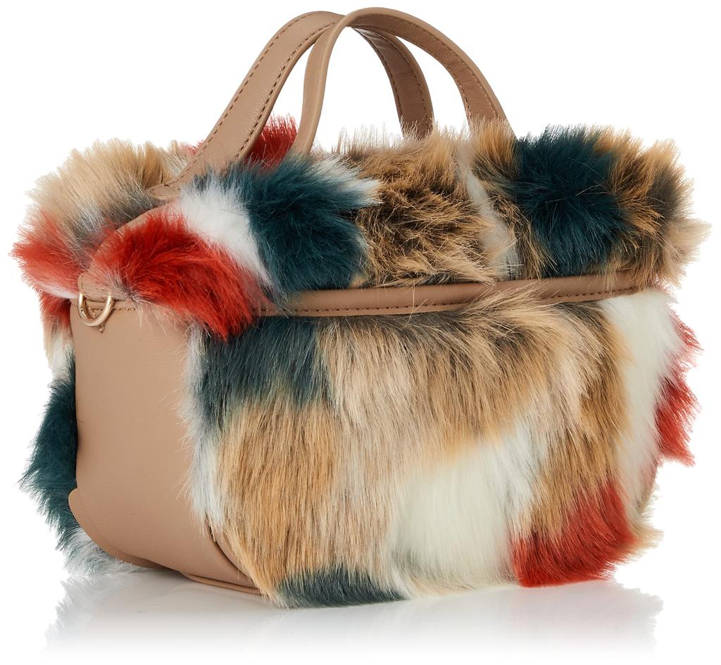 Antiform Design ECO FUR Shoulder Bag, Women's, Red
