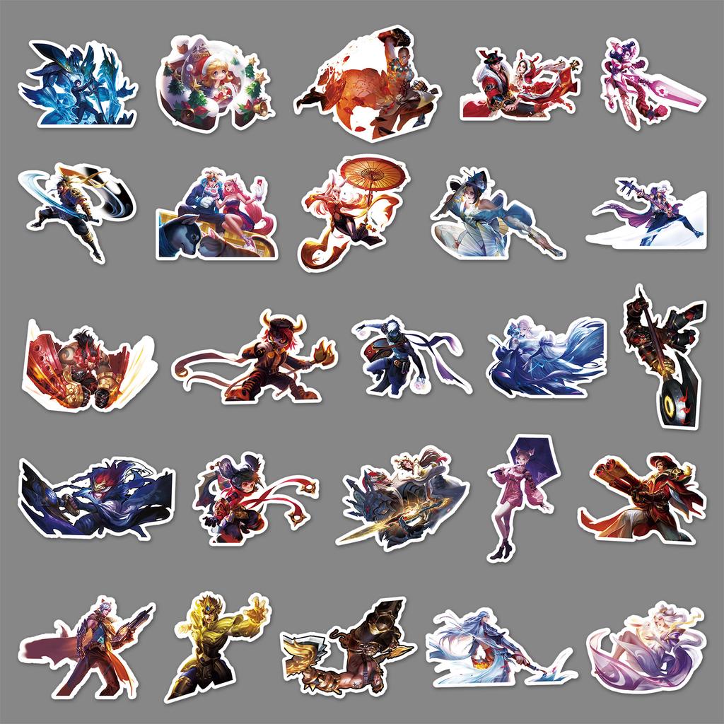 50 Bilder von Graffiti Personalisierte Wettbewerbsfähige Peripherie Kreative DIY Skateboard Wasserbecher PVC Kofferaufkleber