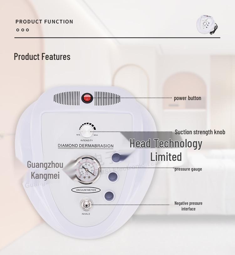 Diamond Desktop Crystal Microdermabrasion Machine for Cuticle Care