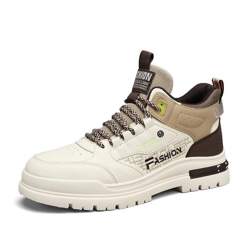 High-top tooling shoes men's autumn and winter new Martin boots fashion casual sports men's trendy shoes