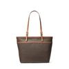 MK Winston Monogram Faux Leather Tote Bag Women Tote Bags Dark-Brown Acorn-Brown 30S3GWNT2B-252