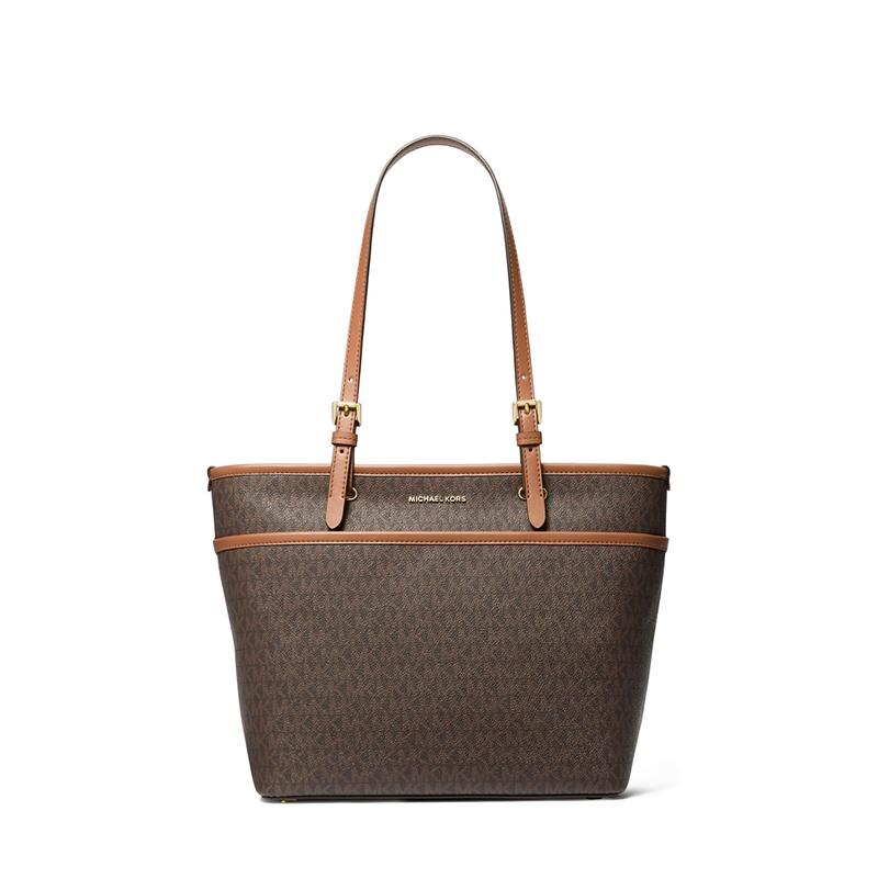 

Michael Kors MK Winston Monogram Faux Leather Tote Bag Women tote bags Dark-Brown Acorn-Brown 30S3GWNT2B-252 Basic Set (Bag+Dust Bag)