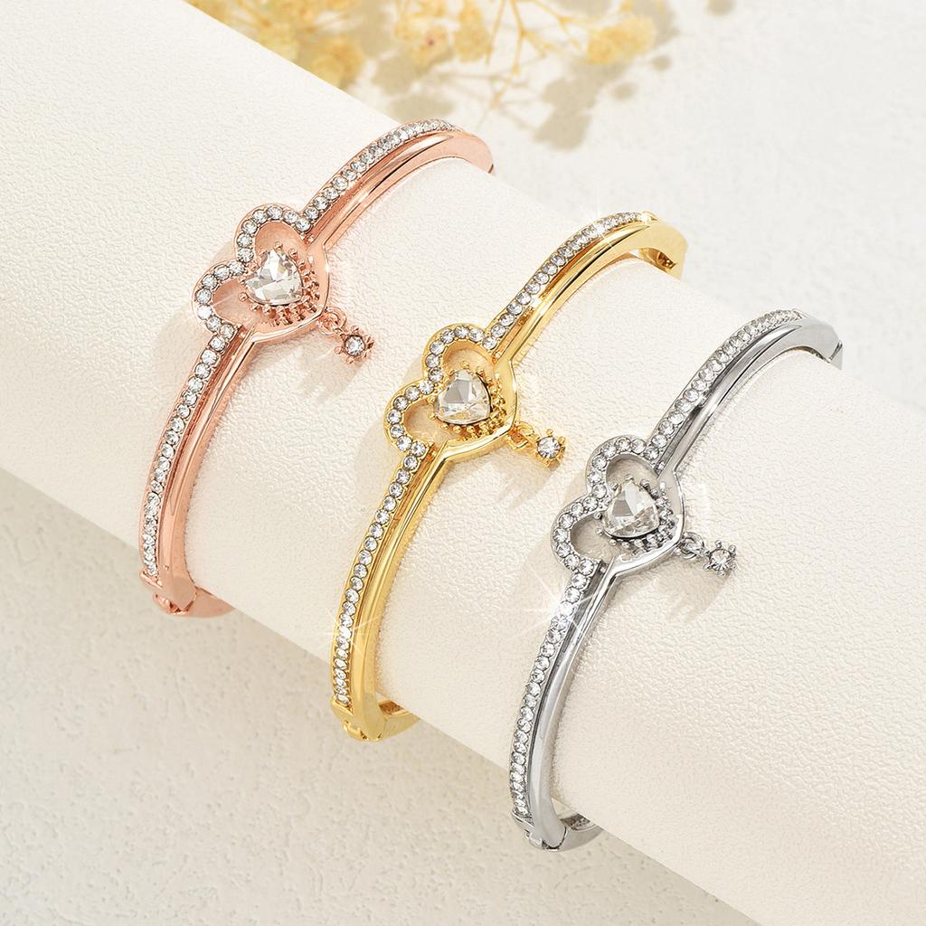 Fashion, Star And Moon Full Diamond Bracelet Women'S Ing Niche Popular Bracelet Jewelry