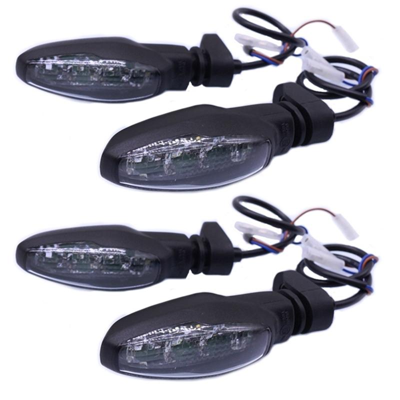 4X Motorcycle LED Turn Signal Indicator Light Blinker Fit For TRIUMPH Tiger 800 TIGER 1200 2017- TIGER 900
