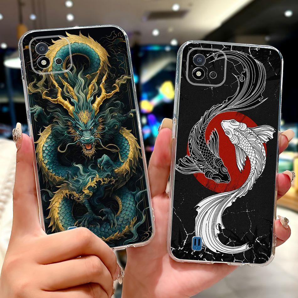 For Realme C11 (2021) RMX3231 Fashion Cool Pattern Phone Case For Realme C11 2021 Soft Silicone TPU Cases