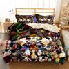 3D Printed My Hero Bedding Set Anime Quilt Cover With Pillowcase Single Queen King Size For Kids Adults Boys