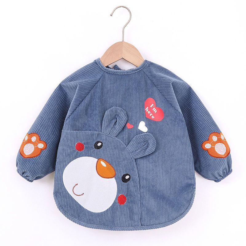 

Осінь/Зима Милий Дитячий Комбінезон-Слинявчик - З Довгим Рукавом, Плямивостий Дитячий Фартух для Хлопчиків та Дівчаток 1-2 Years Old (15/90)