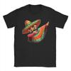 Dabbing Mexican Poncho Cinco De Mayo TShirt Unisex Pure Cotton Tee Shirt Round Collar Short Sleeve T Shirts Big Size Clothing
