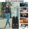 Restaurant Pager System, Wireless 400m Long Range Lineup Waiting Queue Signal, Guest Customer Calling Beepers with Vibration & Flashing, 20 Buzzers