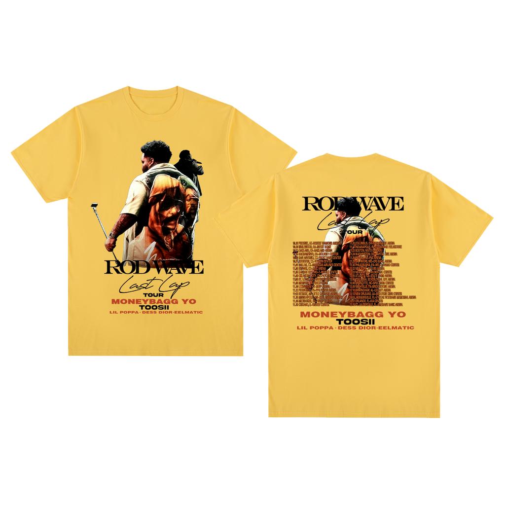 Rod Wave Vintage tshirt Rapper Last Lap Tour Fashion Streetwear Y2K Graphic 90s Cotton Unisex T shirt New TEE TSHIRT Womens tops
