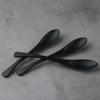 [ware Hendey] 20cm Heat-Resistant Spoon, Made In Japan, for Curry and Fried Rice, Premium Black, Heat-Resistant Up To 240°C, Dishwasher and