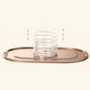 Striped Tissue Box Countertops Toilet Paper Holder Disposable Paper Storage Box Napkin Storage Box Homes Decoration