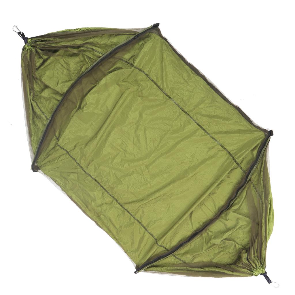 Single Person Super Light Automatic Quick Opening Removable Hammock with Mosquito NetMilitary Green