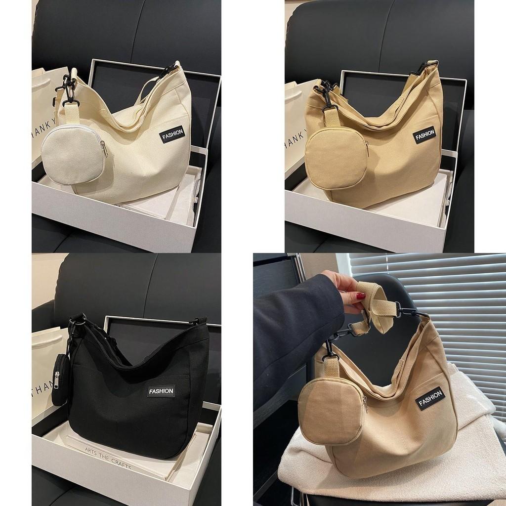 Trendy Fashionable Canvas Shoulder Bag For Women With Spacious Design For Everyday Use