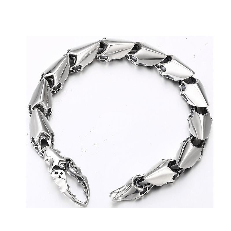 New Style Domineering Heavy Industry Crab Claw Bracelet Domineering Trend Retro Vintage Antique Jewelry