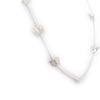 Les Trésors De Lily [J7962] - Silver 'Butterflies' Long Necklace