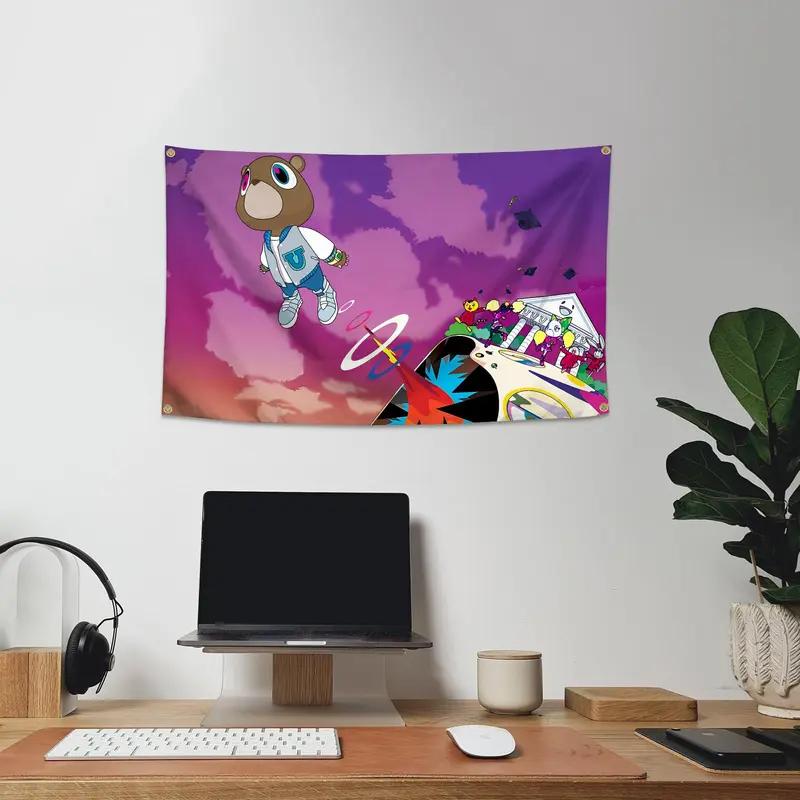 Animal Crossing Dreamy Character Tapestry Polyester Wall Hanging Cute Bedroom Decor Gaming Aesthetic Art for Living Room Dorm
