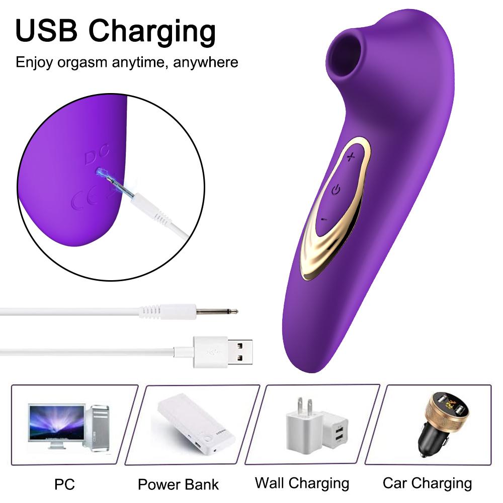 Powerful Sucking Vibrator for Women Sucker Clitoris Vibrator Female Nipple Oral Vacuum Stimulator Sex Toys Goods