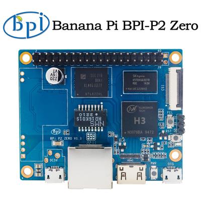 Banana Pi BPI-P2 Zero Allwinner H3 Čtyřjádrový Cortex-A7 512M DDR3 8G Podpora eMMC PoE Provoz OS Android Linux Jednodeskový počítač