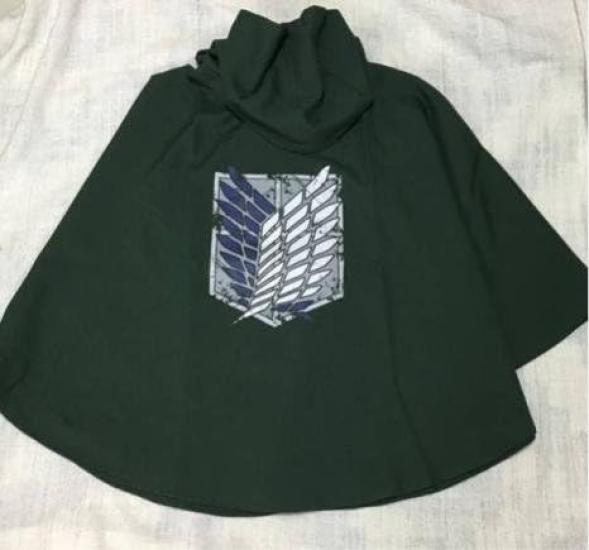 

USJ Official Limited Edition COOL JAPAN 2016 Attack on Titan THE REAL 2 Survey Corps Cloak Wings of Freedom Damaged Print Universal Cool Japan Limited