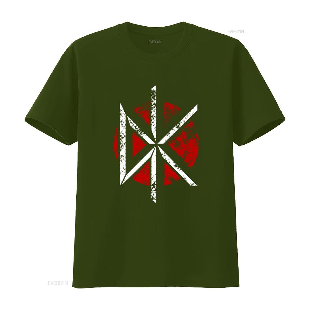 Dead Kennedys Punk Rock Band Official Logo T Shirt New Black with Distressed Design vintage Washed homme Casual graphic