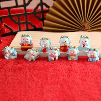 New Year's Hand Mascot Unique Design Home Decorations Dragon O Doll Cute And Cute Small Ornaments And Miniature Models Zodiac