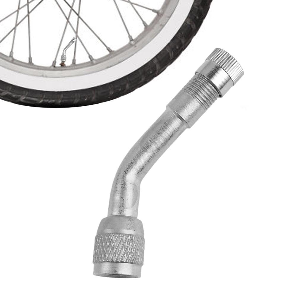 Parlayildiz 90 Degree Bend Air Tire Stem Extender Valve,Motorcycle Tire Extension Air Nozzle Scooter,