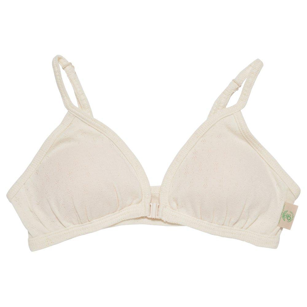 

Leaf Cube Organic Soft Tetberry Natural Front-Hook Bra, Front-Hook Bra, Medium,