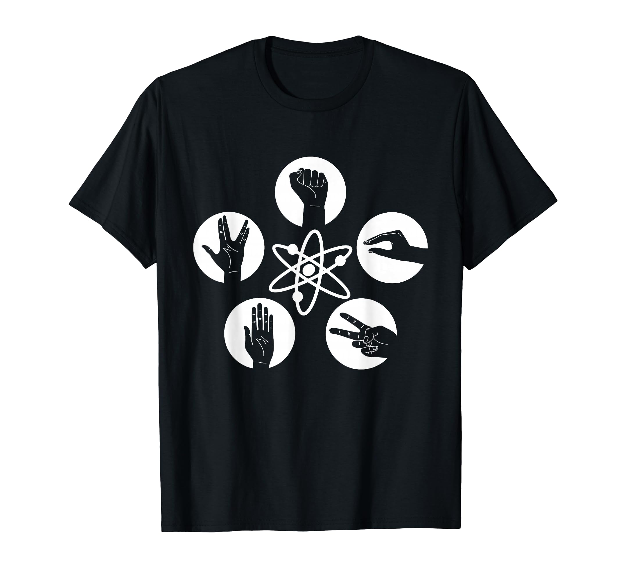 Big Bang Theory Logo Rock Lizard Spock T-Shirt