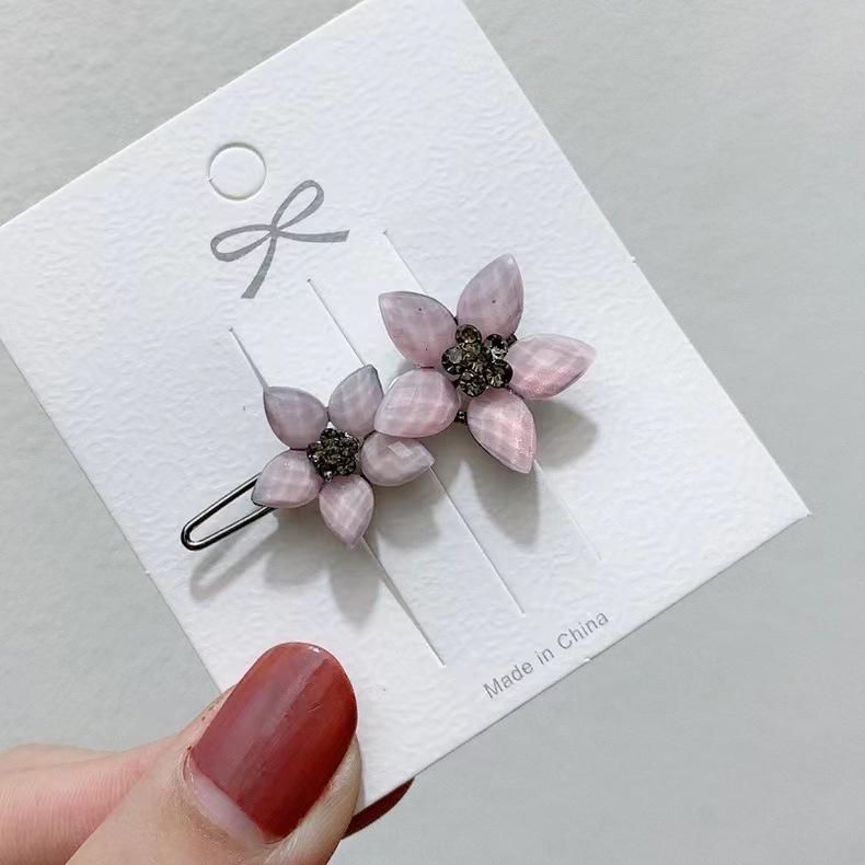 Elegant Blue Star Alloy Hair Clip - Minimalist Luxury Accessory