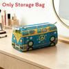 Multi Functional Plush Makeup Organizer With Zipper Closure For Home Use Storage
