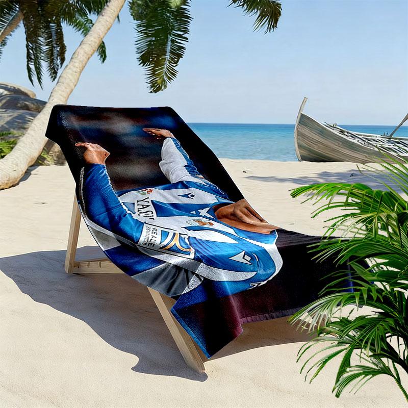 Martin Zubimendi Print Strandtuch, Großes Weiches Schnelltrocknendes Handtuch für Strand Camping Schwimmen
