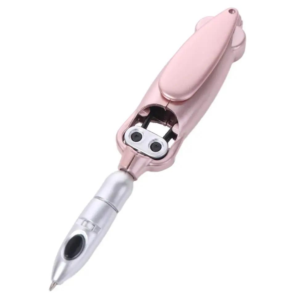 

ABS Students Robotic Pen Squid Appearance Multifunction Robotic Ballpoint Transformation Sign Pen Foldable Writing Pen рожевий колір золота