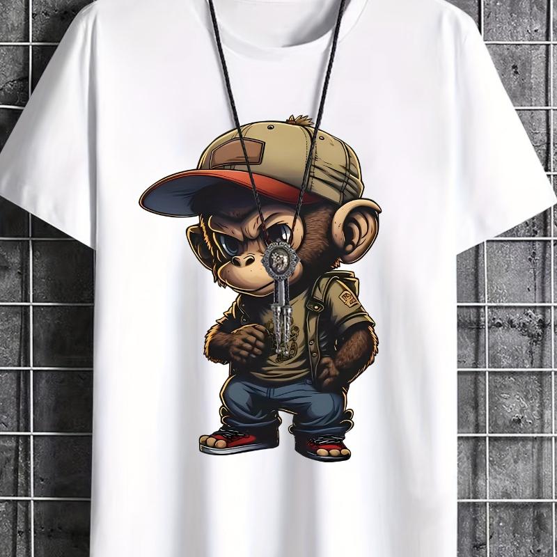 

Lightweight Unisex Short Sleeve - Cotton Fabric Breathable Casual Tee XXL серый