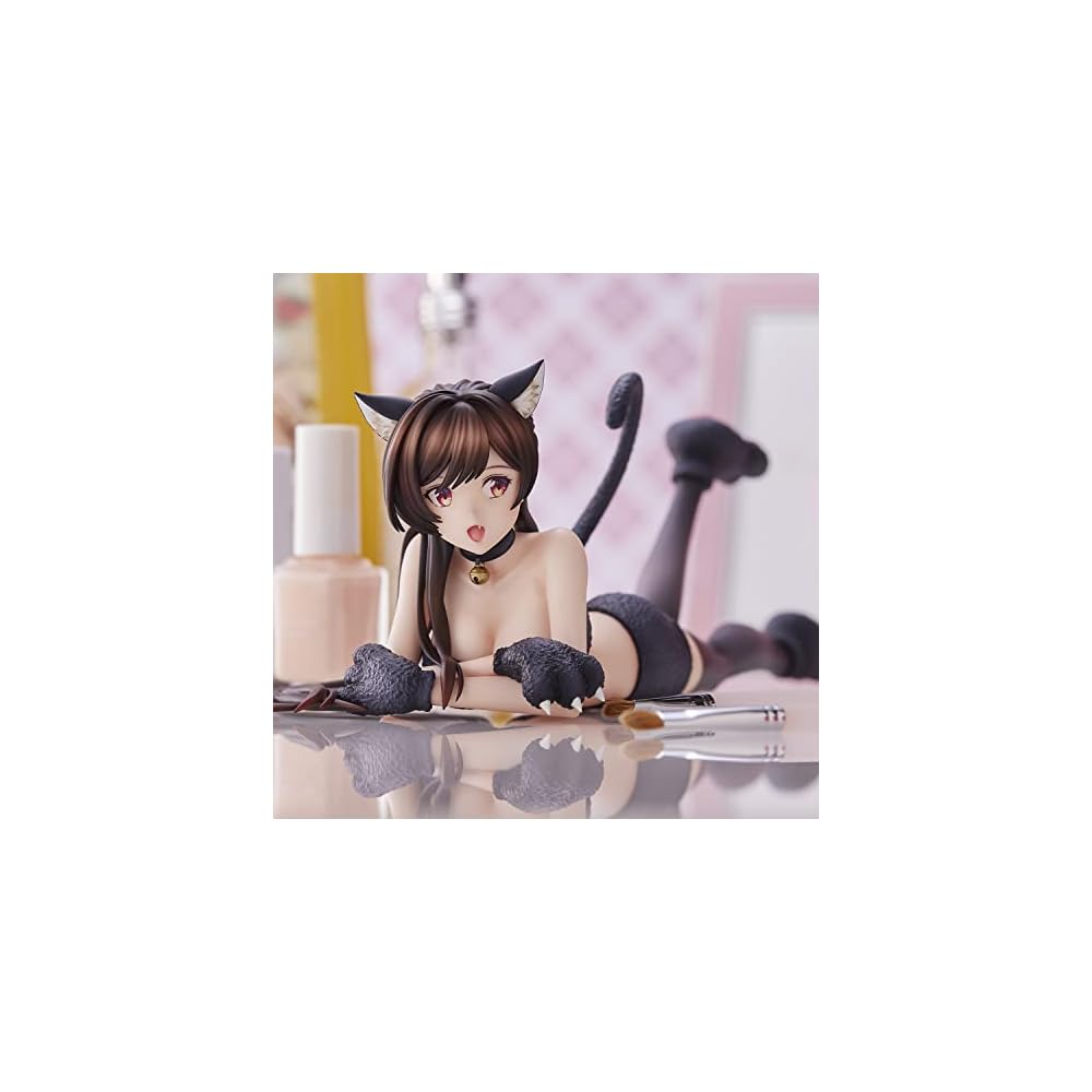 "Chizuru Mizuhara Cat Costume Figure Non-Scale Painted PVC ABS Collectible Toy"