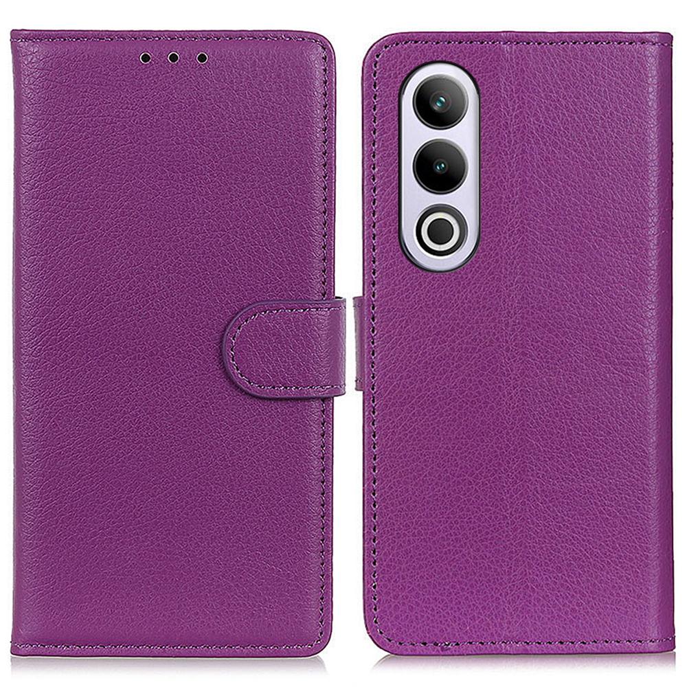 For OnePlus Nord CE4 5G Case Litchi Texture PU Leather Wallet Stand Phone Cover